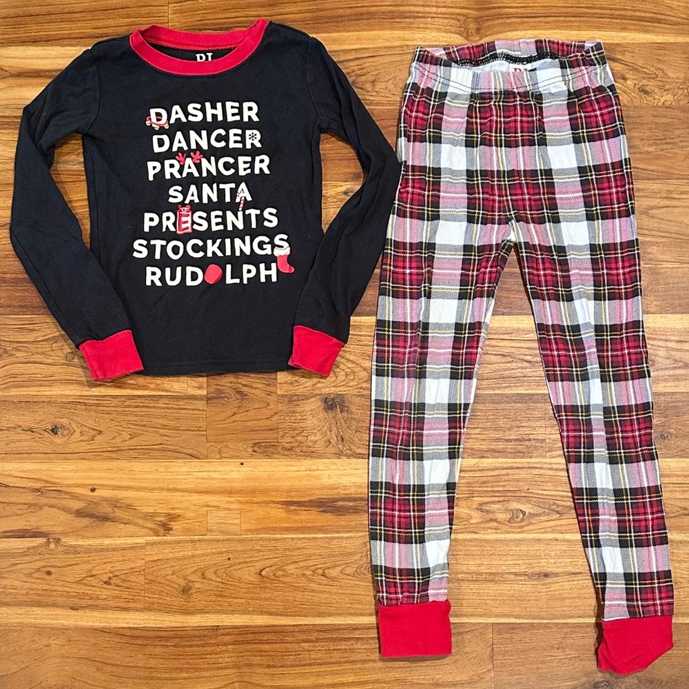 Kids the Children’s Place PJ Place Christmas Pajama Set Size 6